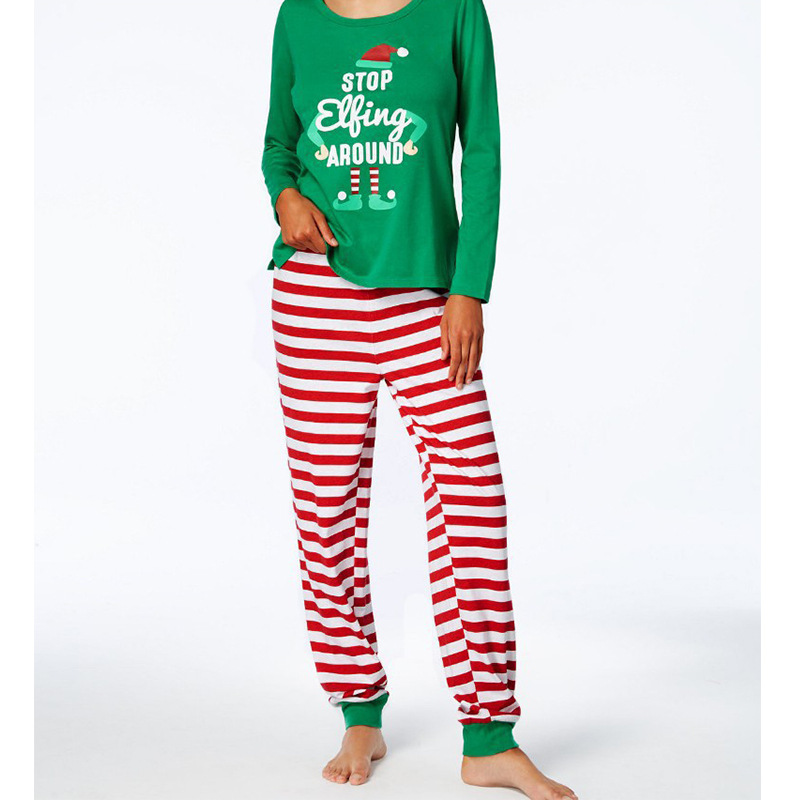 Elf Costume Christmas - Kerst-paarpyjamasets voor dames en heren met