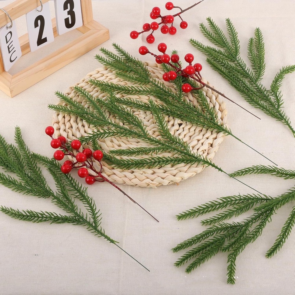 10 STKS Kerst Kunstmatige Norf - Christmas Wreath Fake recensie en prijs