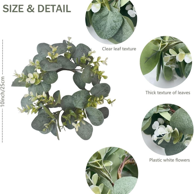 Eucalyptus Krans Kerst Kaarsho - Christmas Wreath Fake recensie en prijs