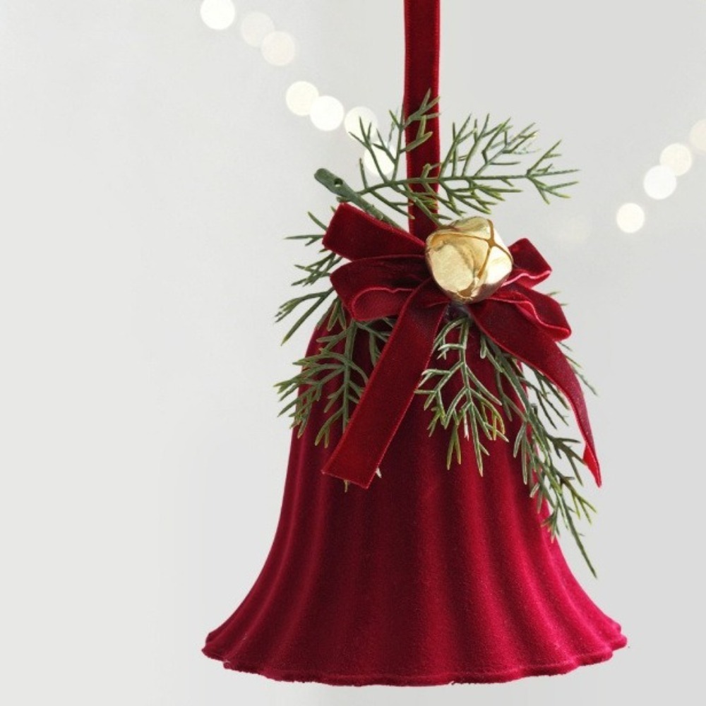 Kunststof rode kerstbel met fl - Star Tree Topper recensie en prijs