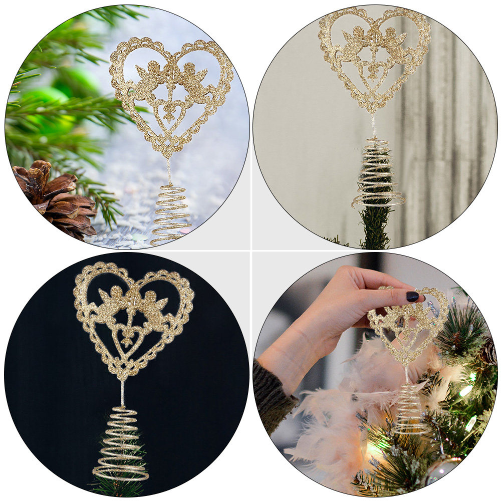 2 stuks kerstboom hartvormige  - Star Tree Topper recensie en prijs