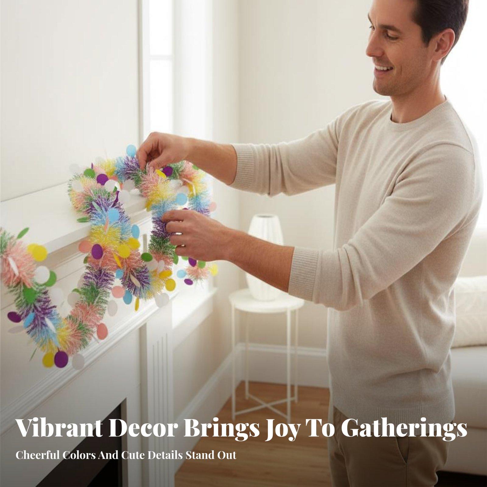 Paasfeestversiering Plastic Gl - Tinsel Garland Decoration recensie en prijs