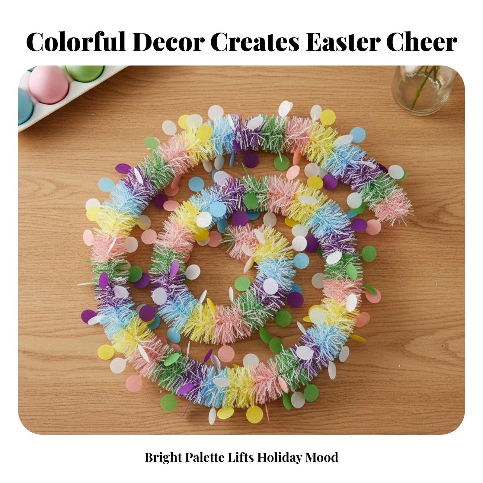 Paasfeestversiering Plastic Gl - Tinsel Garland Decoration recensie en prijs