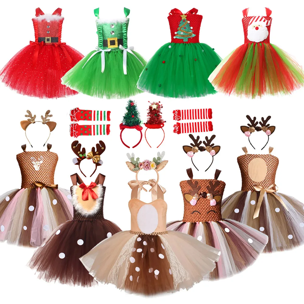 Kerst Kids Tutu Jurk Rendier K - Elf Costume Christmas recensie en prijs