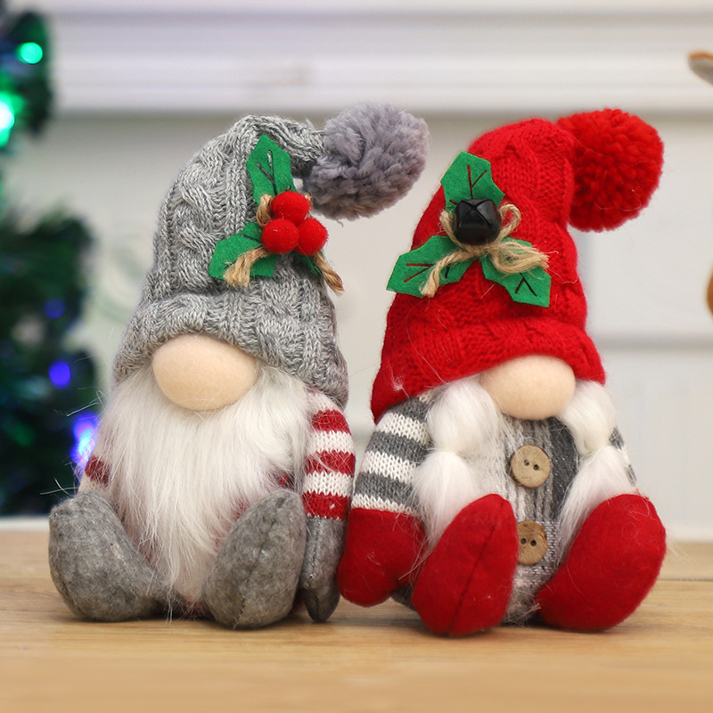 2 stuks Kerst Gezichtsloze Kab - Santa Hat Plush recensie en prijs