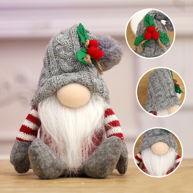 2 stuks Kerst Gezichtsloze Kab - Santa Hat Plush recensie en prijs