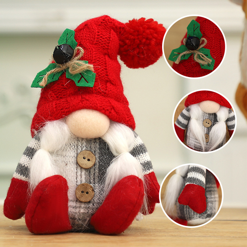 2 stuks Kerst Gezichtsloze Kab - Santa Hat Plush recensie en prijs
