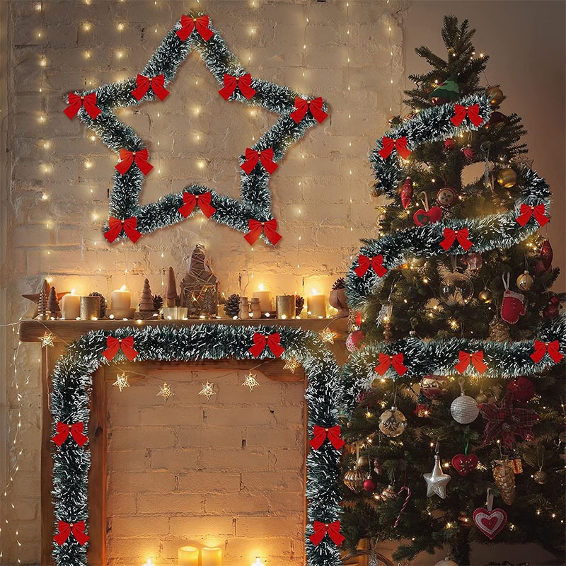 2M Kerstlinten Garland DIY Kun - Tinsel Garland Decoration recensie en prijs